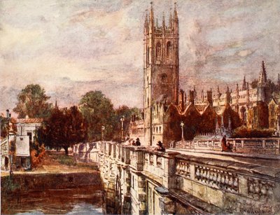 Magdalen Tower and Bridge by John Fulleylove